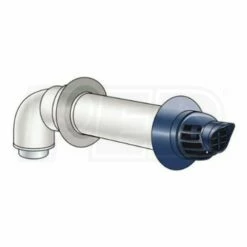 Rinnai 11.5" - Universal Non-Condensing Horizontal Termination Kit - Metal Inner/Plastic Outer