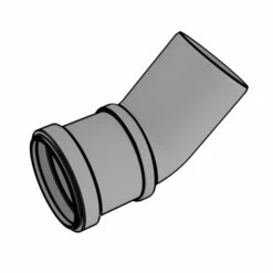 Rinnai Condensing Vent Elbow 45, 2 " Polypropylene