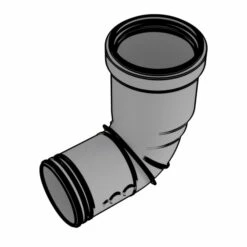 Rinnai Condensing Horizontal Vent Termination, 2x4 Con. 90 Deg. Diverter Nose