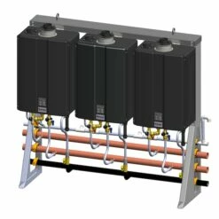 Rinnai Interior Inline Wall Mount Rack, 3 Lp