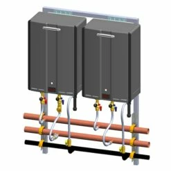 Rinnai Ext Wall Hanging Rack, 2 Unit Lpg, W/Rur