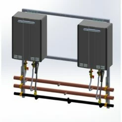 Rinnai 2-Unit Wall Hanging Rack (On 3-Unit Frame)